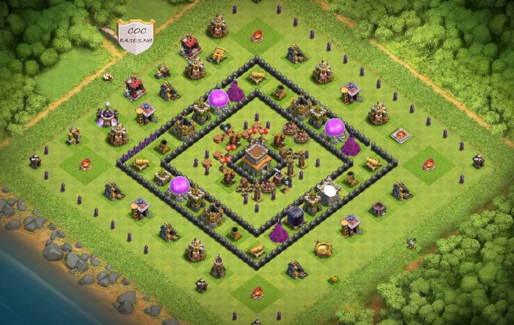 town hall 8 farming base layout link