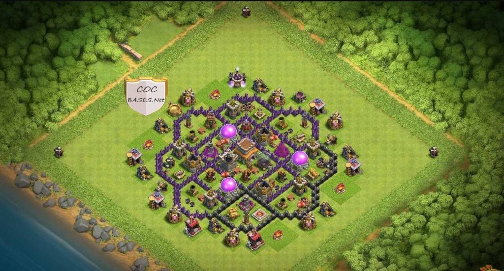 town hall 8 war base best defense 2023