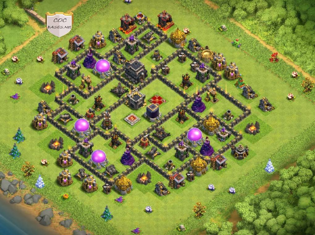 town hall 9 farming base layout link