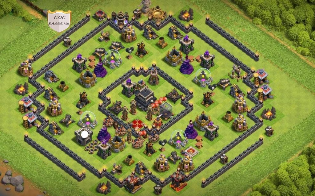 town hall 9 trophy base link anti everything