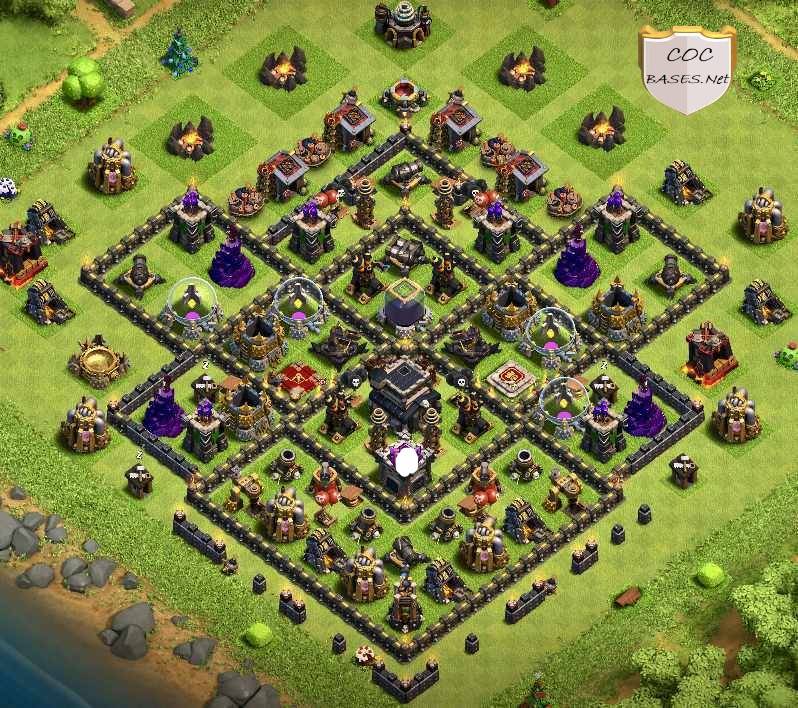 trophy layout town hall 9 hd pic