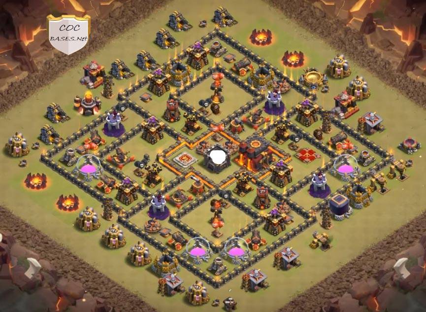 trophy push base clash of clans th10 image download