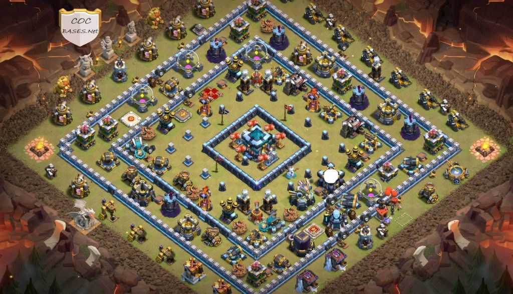 trophy push town hall 13 cwl base