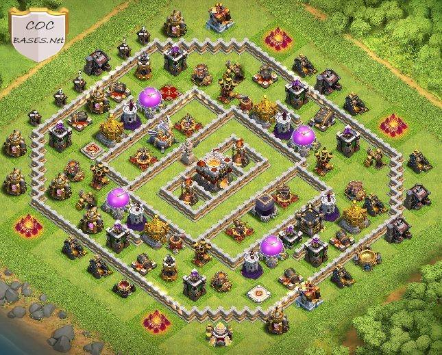 trophy pushing layout coc town hall 11 image download