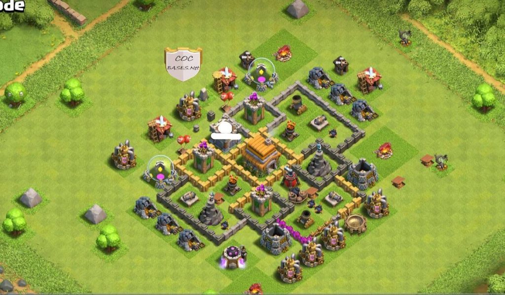 trophy pushing town hall 6 base layout and links