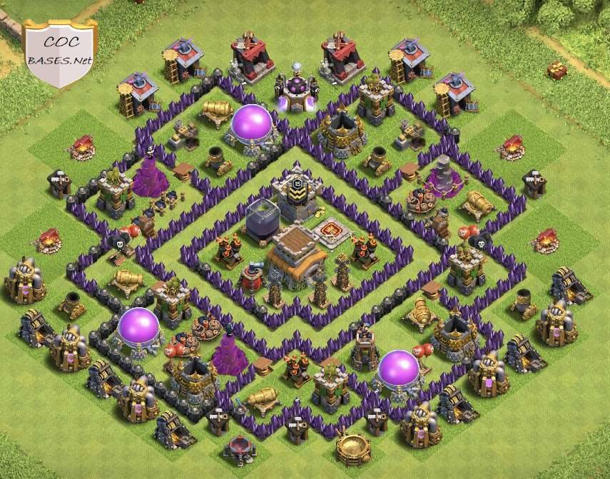 trophy pushing town hall 8 base link copy design