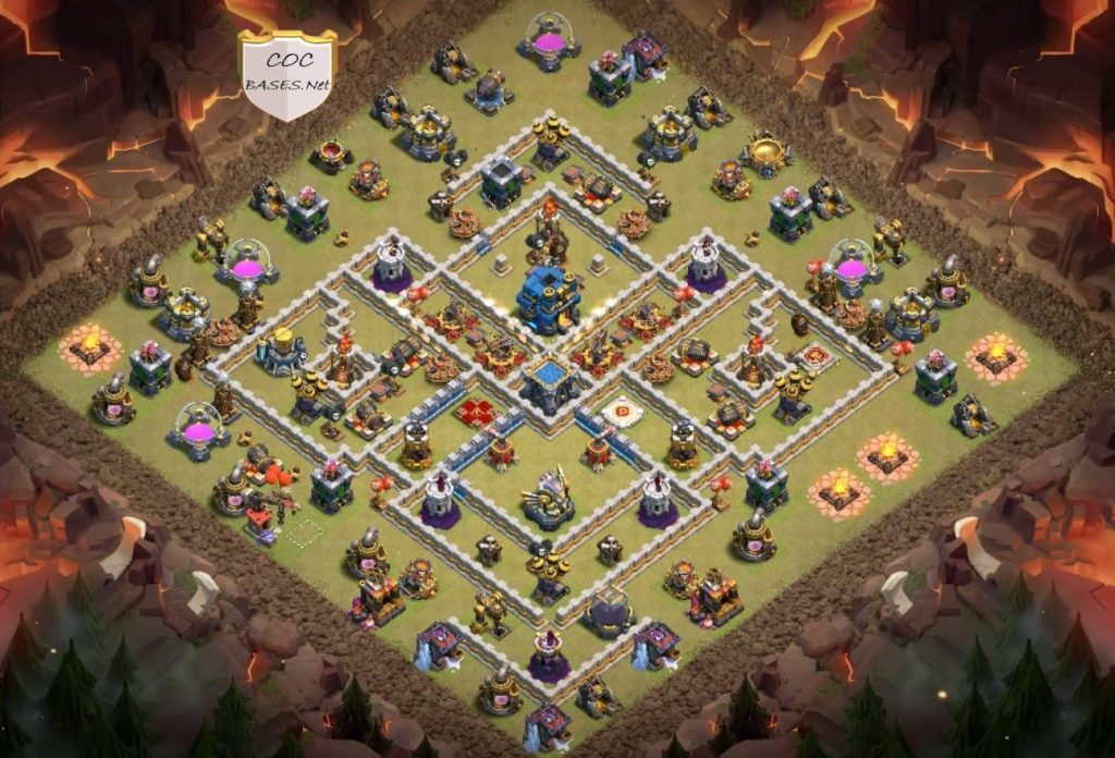 unbeatable th12 war base with link