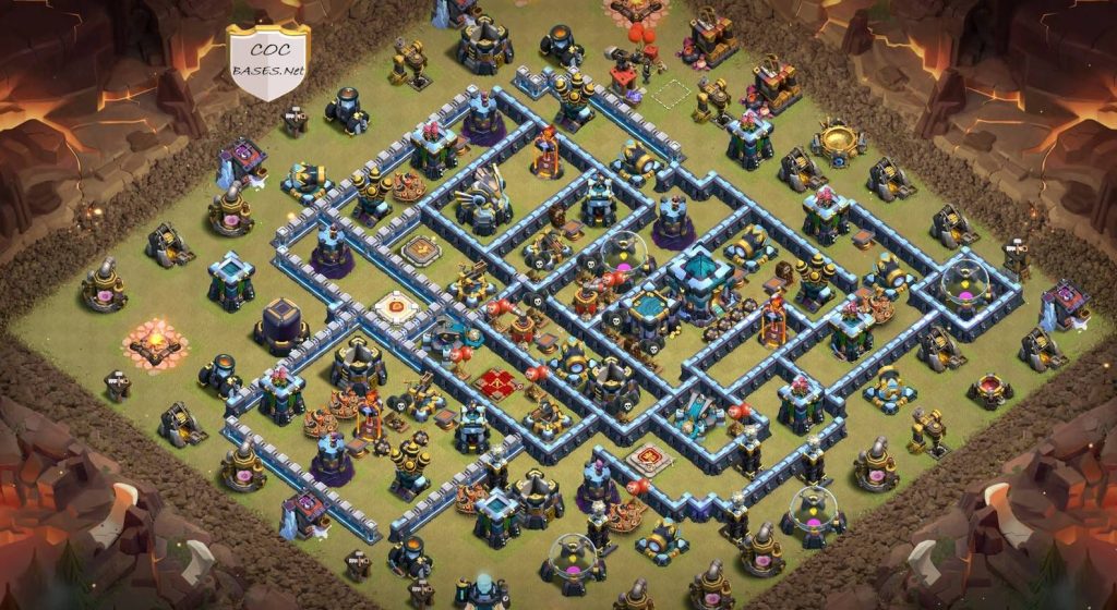 unbeatable th13 war base anti everything