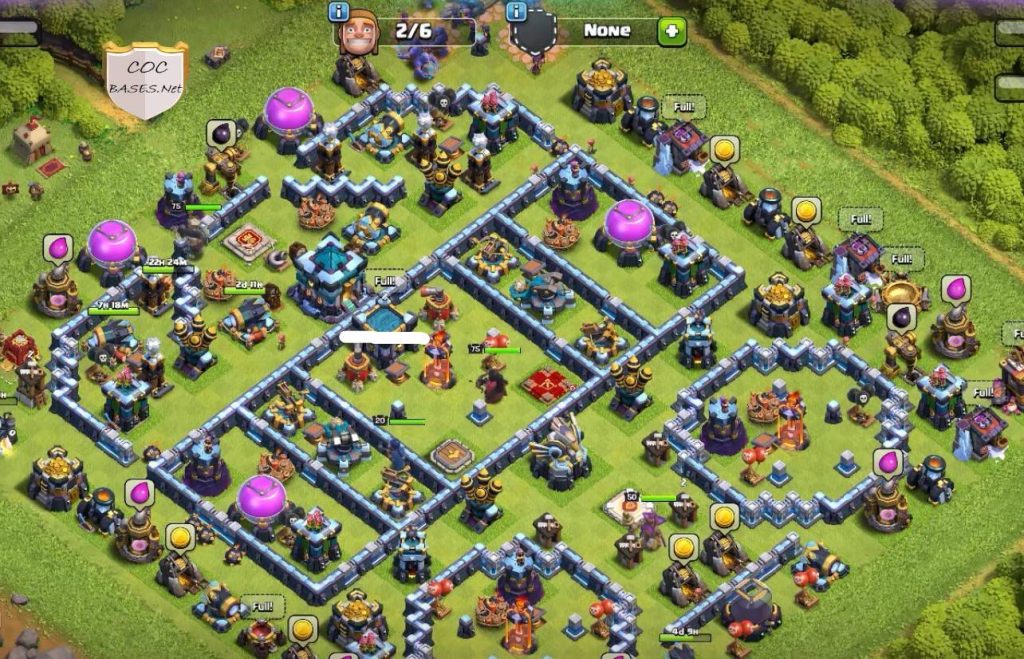 unbeatable th13 war base with link