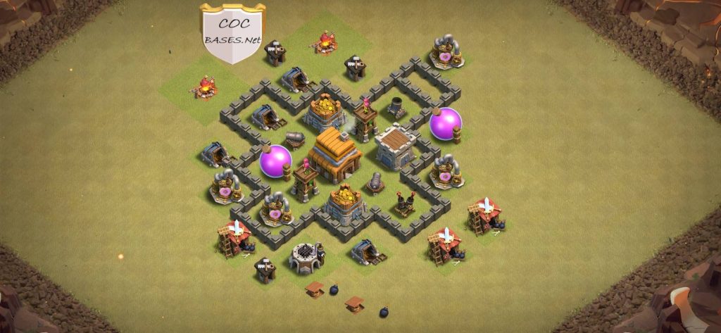 unbeatable th4 farming base 2023