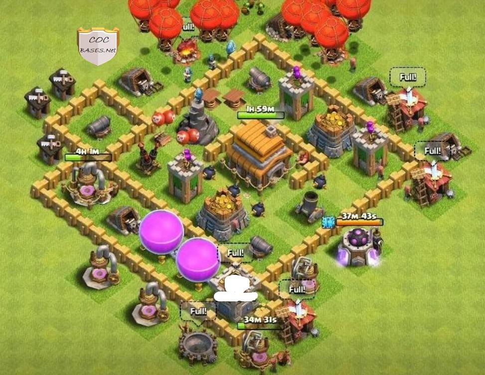 unbeatable th5 farming base anti 3 star