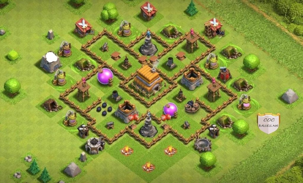 unbeatable th6 farming base anti everything