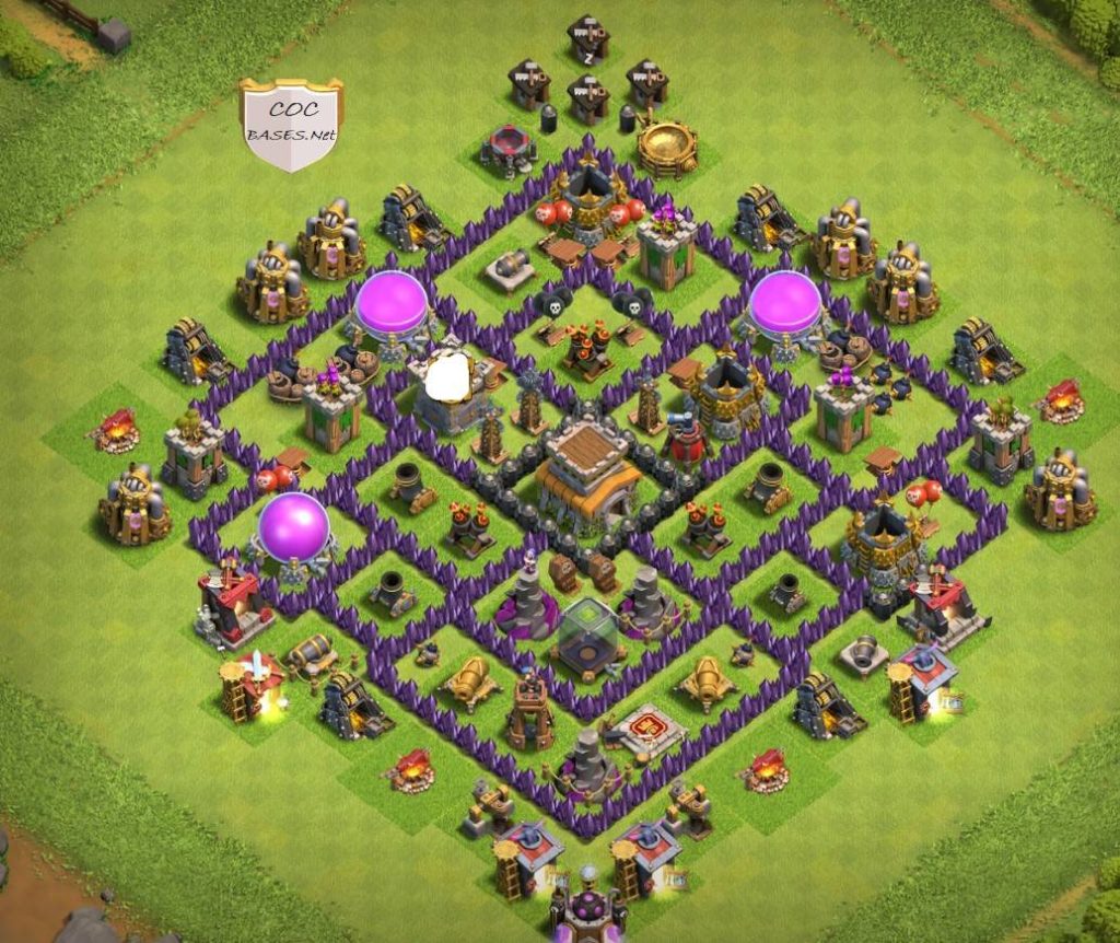 unbeatable th8 base anti 3 star