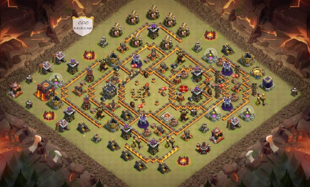 undefeated th10 war base