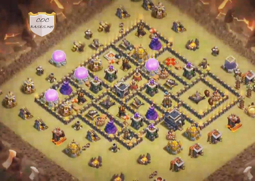 war layout clash of clans town hall 9 base copy link