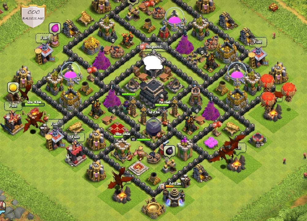th9 base layout with copy link