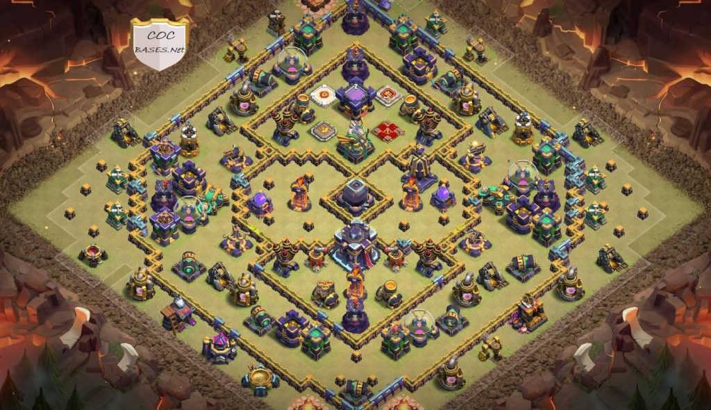 COC th15 Trophy Base Layout 2023