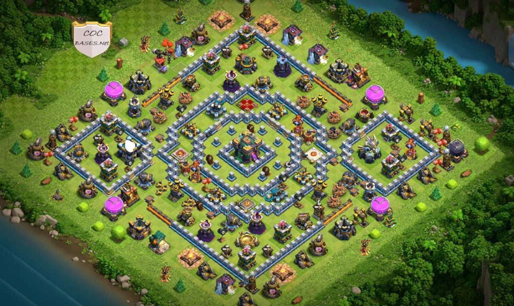 Clash of Clans Best th14 trophy Base 2023