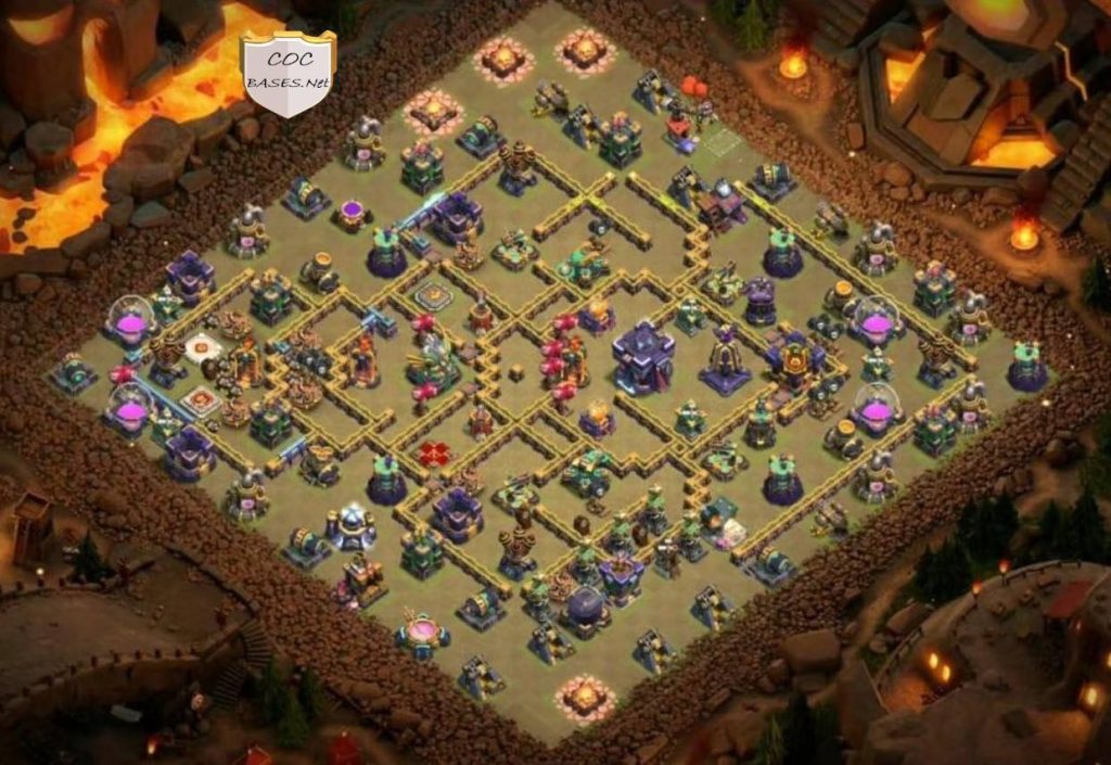 Clash of Clans th15 Trophy Base Layout Link