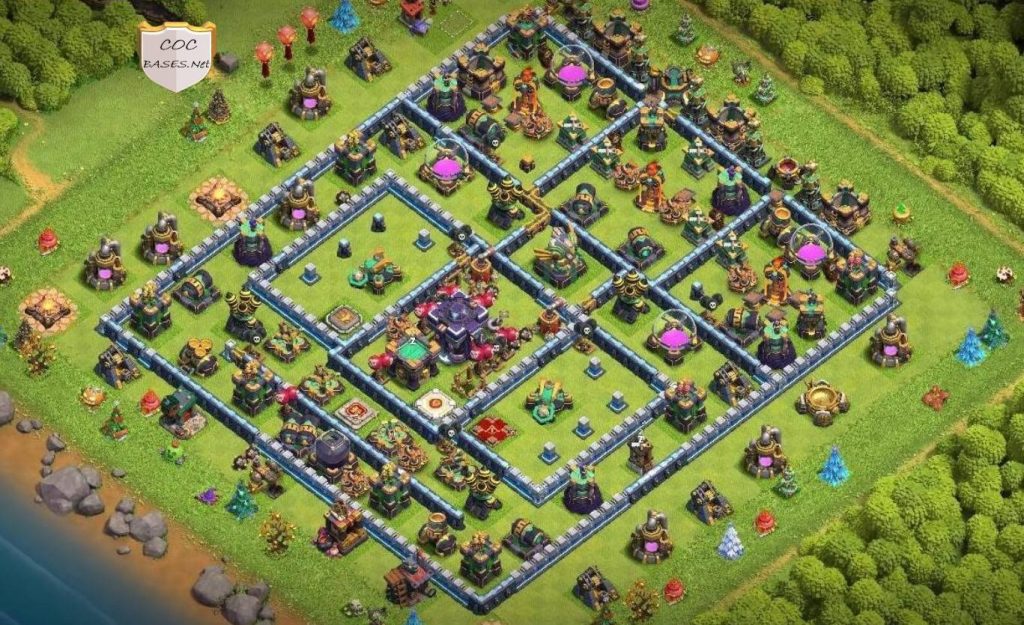 best clash of clans base town hall 15 trophy link