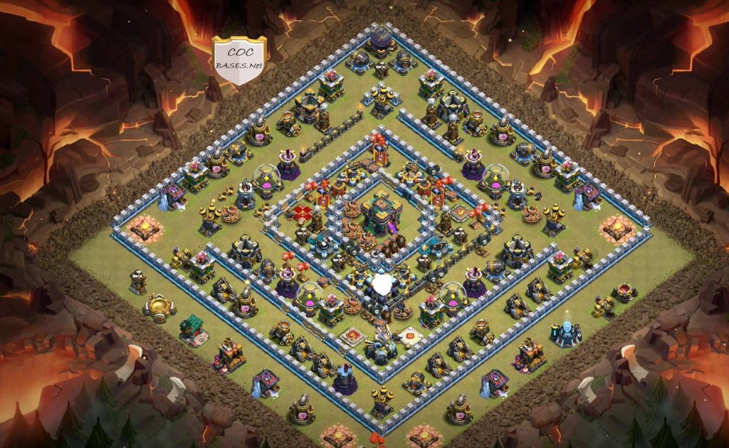 clash of clans farming loot protection th14 base