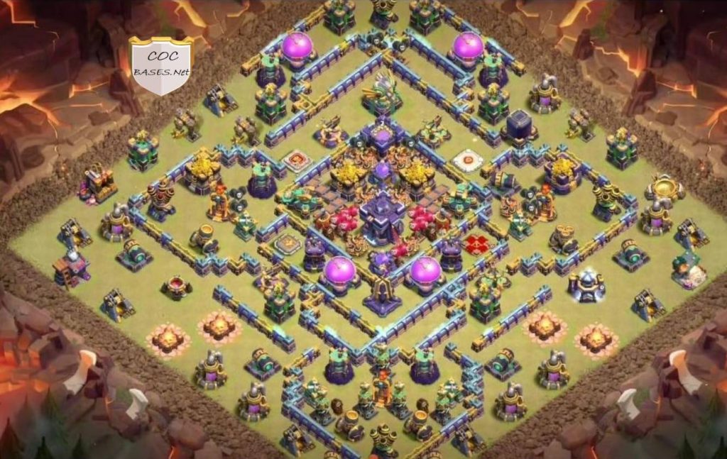 clash of clans farming loot protection th15 base