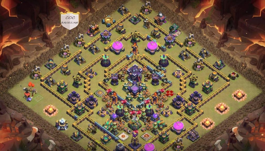 clash of clans farming loot protection town hall 15 base layout link