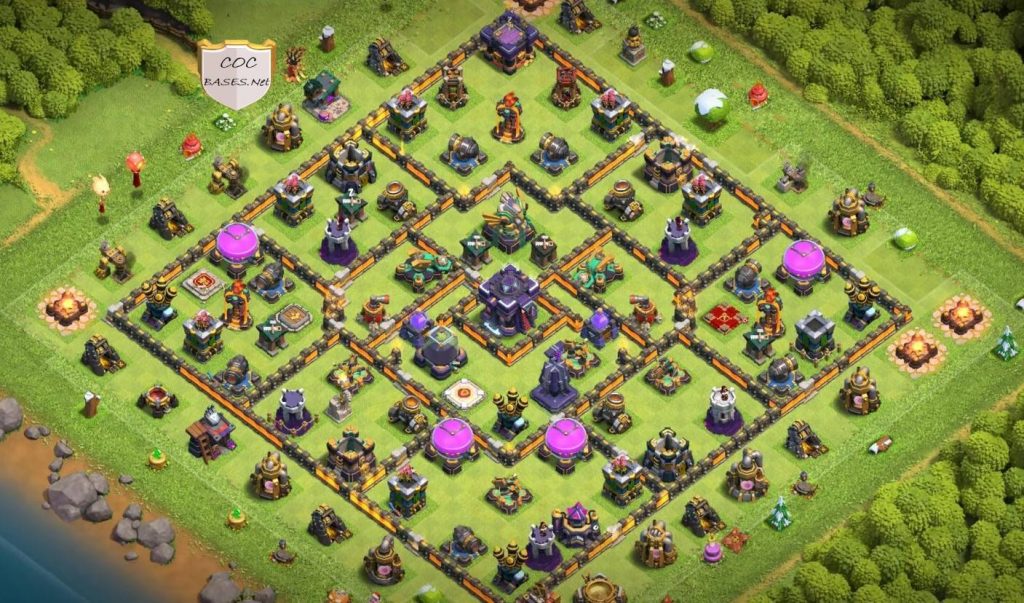 clash of clans farming loot protection town hall 15 defense base