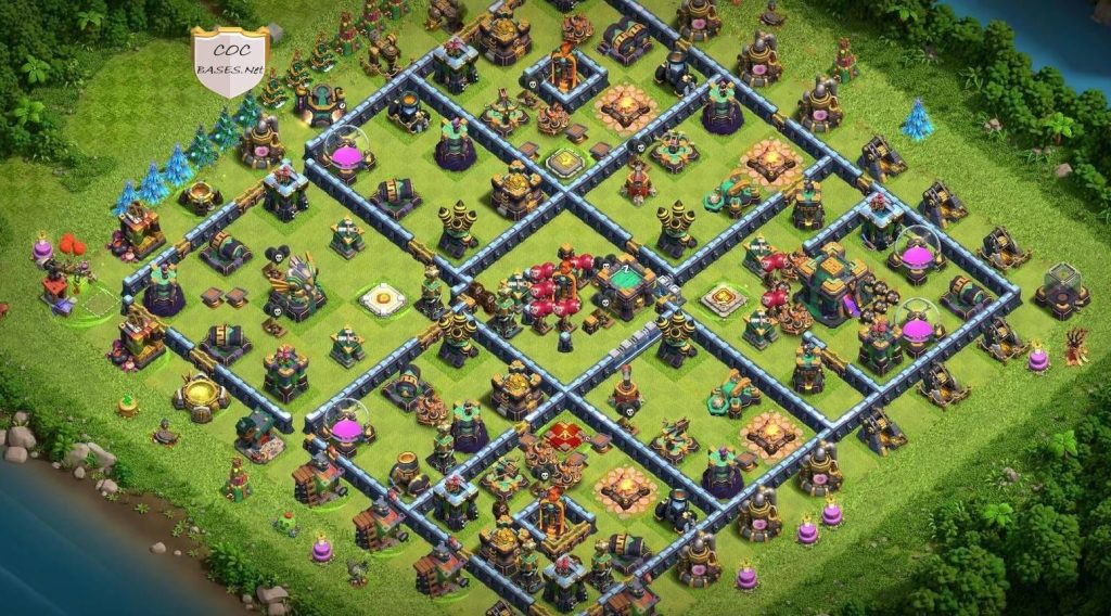 clash of clans th14 base 2023