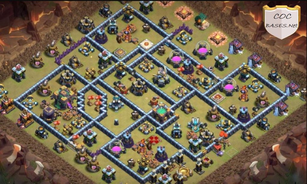clash of clans th14 war layout link
