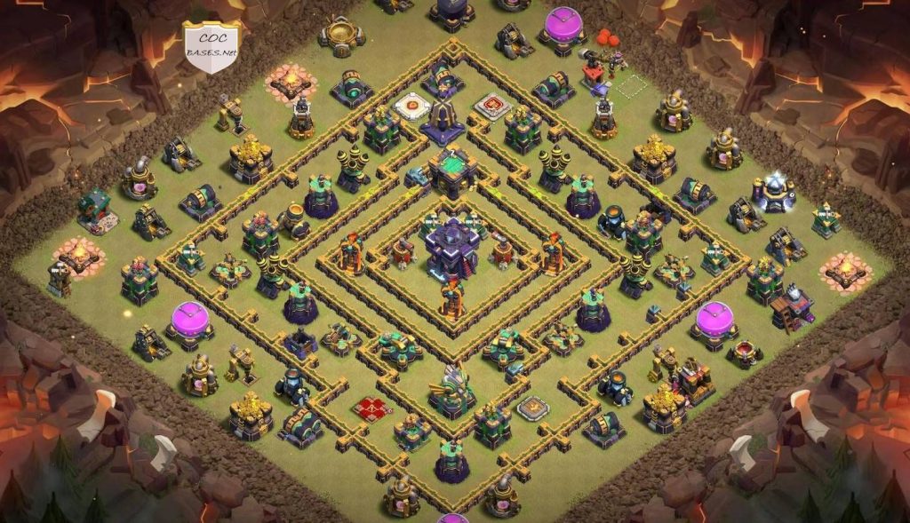 clash of clans th15 layout war 2023