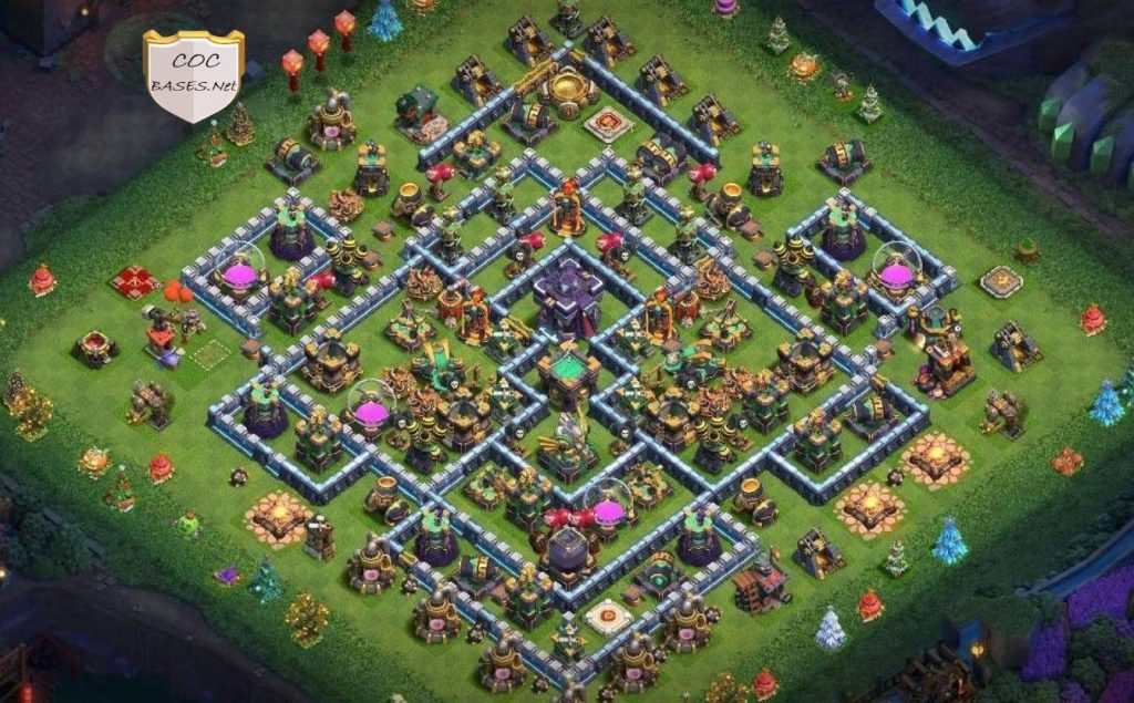 clash of clans th15 trophy base copy link