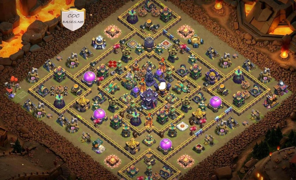 clash of clans th15 trophy base link