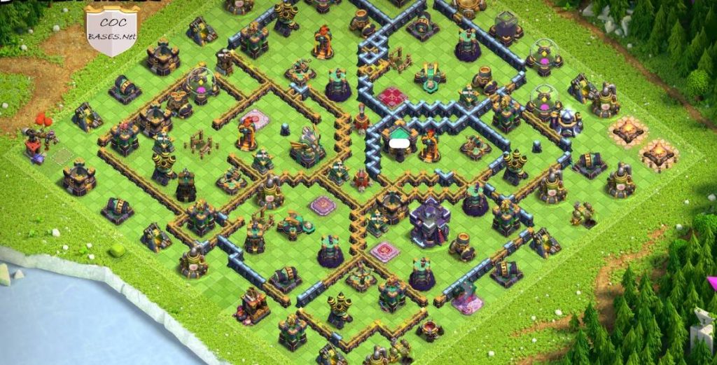 clash of clans th15 war layout link