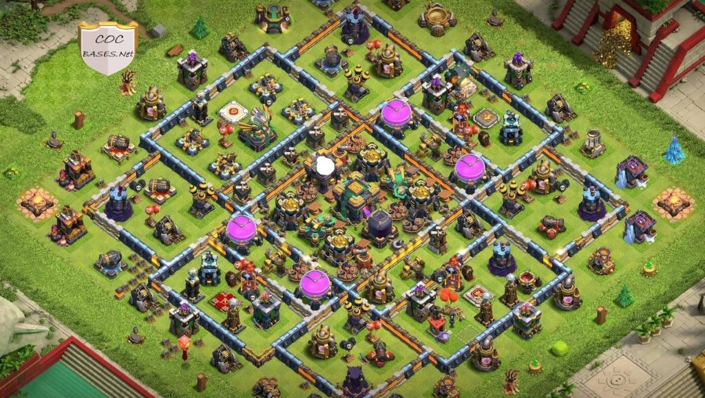 clash of clans town hall 14 farming base layout
