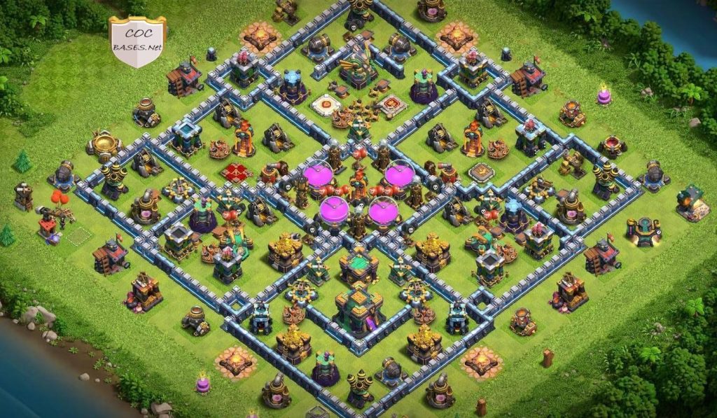 clash of clans town hall 14 farming base link