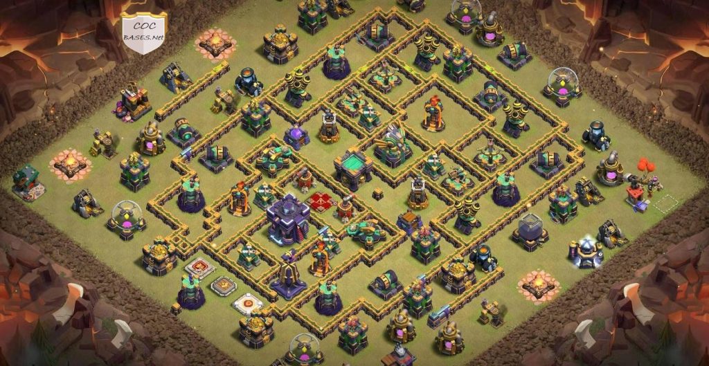 clash of clans town hall 15 base with link