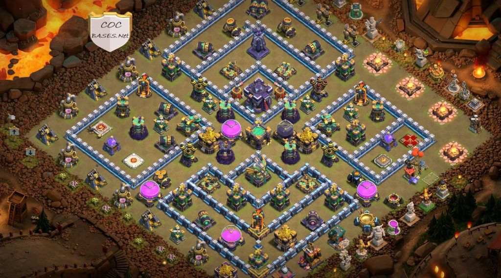 clash of clans town hall 15 hybrid base