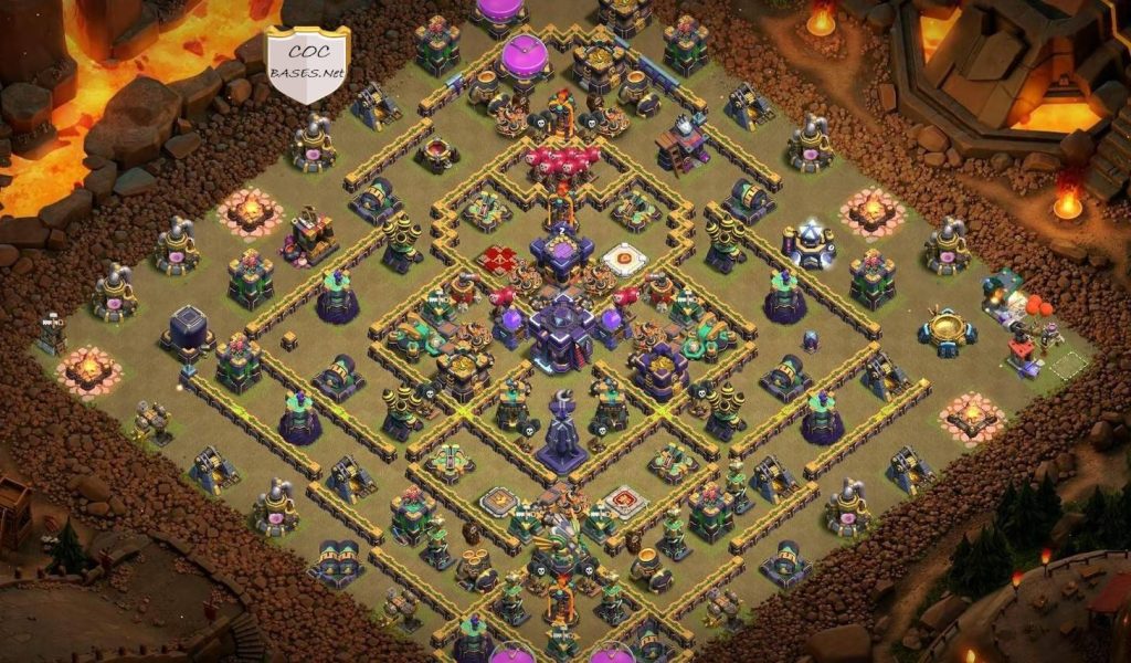 clash of clans town hall 15 trophy base 2023