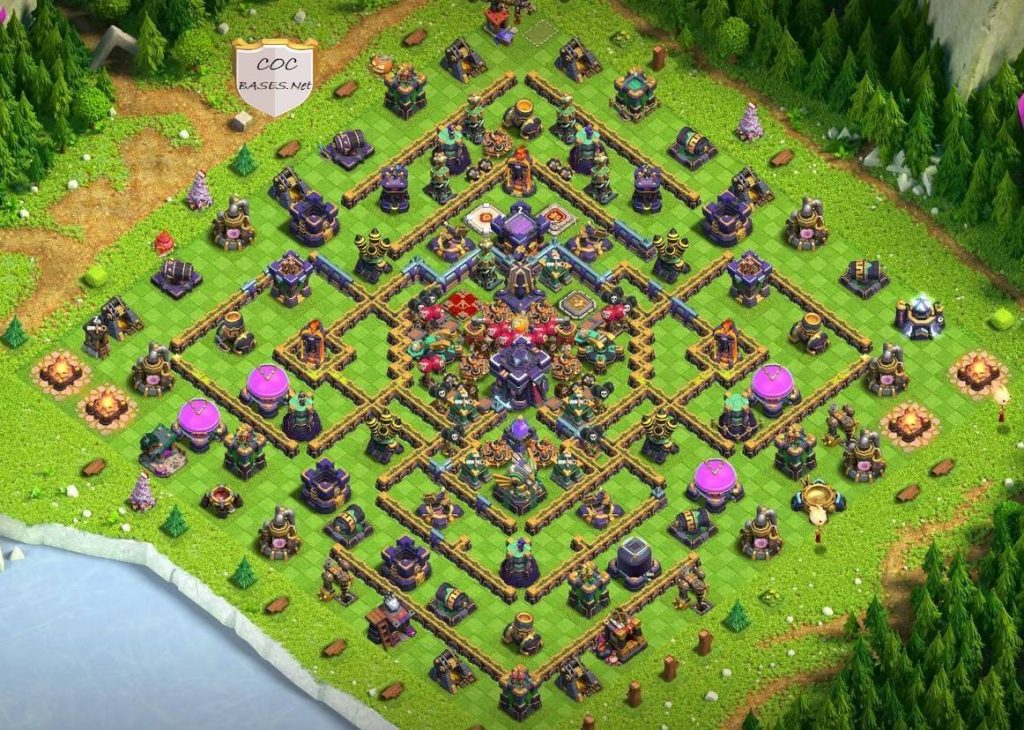 clash of clans town hall 15 trophy base layout