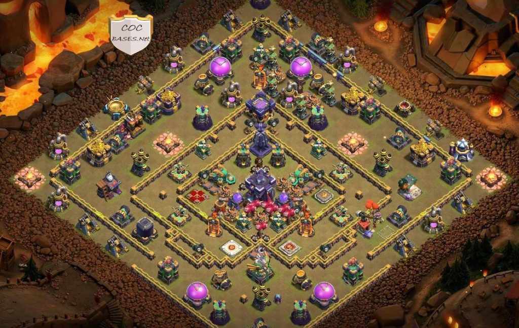 clash of clans trophy th15 layout 2023