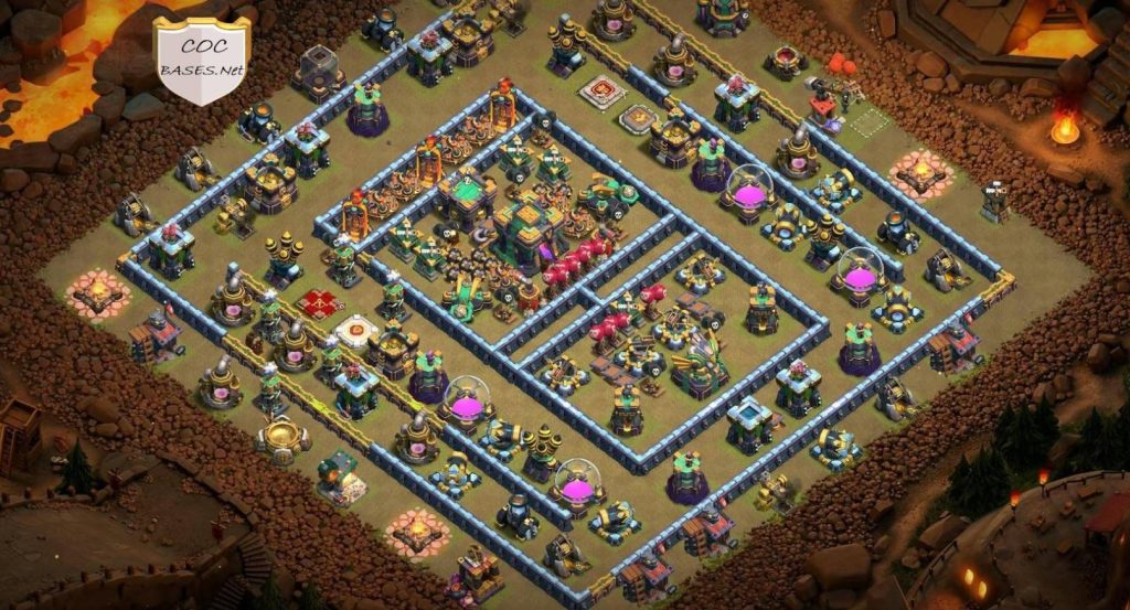 clash of clans war th14 base strongest