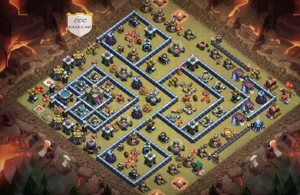 coc cwl unbeatable th14 base with link