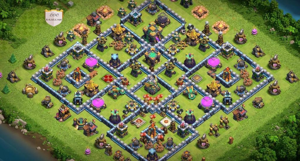 coc cwl unbreakable th14 base