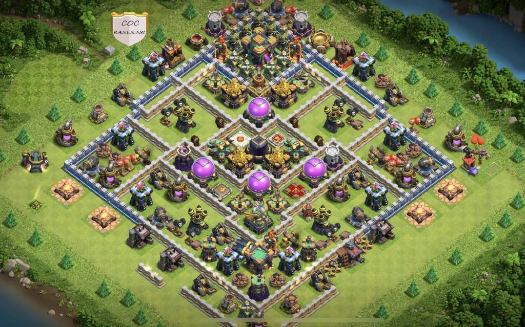 coc farming loot protection town hall 14 anti everything