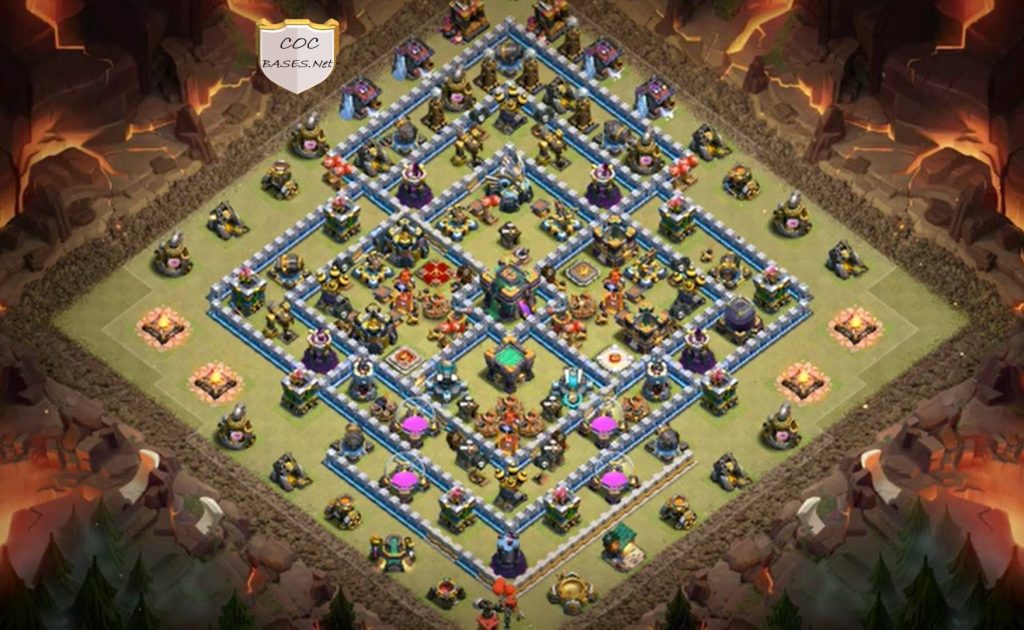 coc th14 trophy base 2023 anti everything