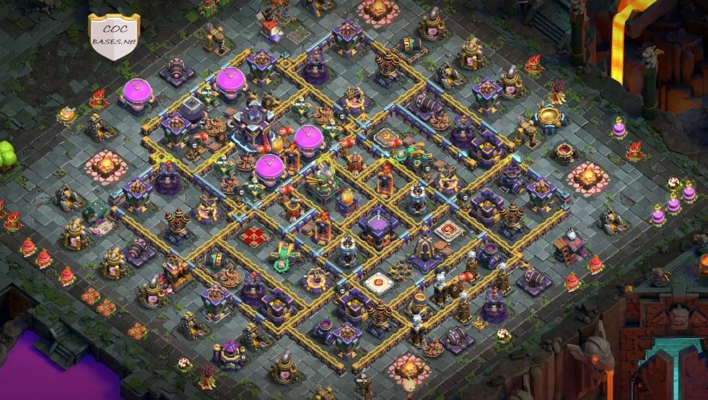 coc th15 base with link