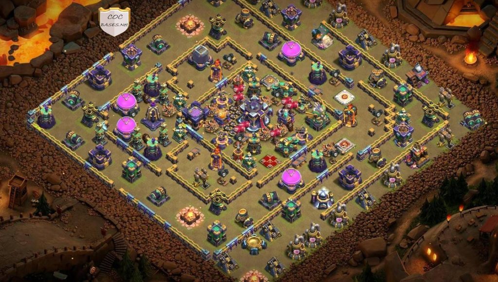 coc th15 trophy base layout link