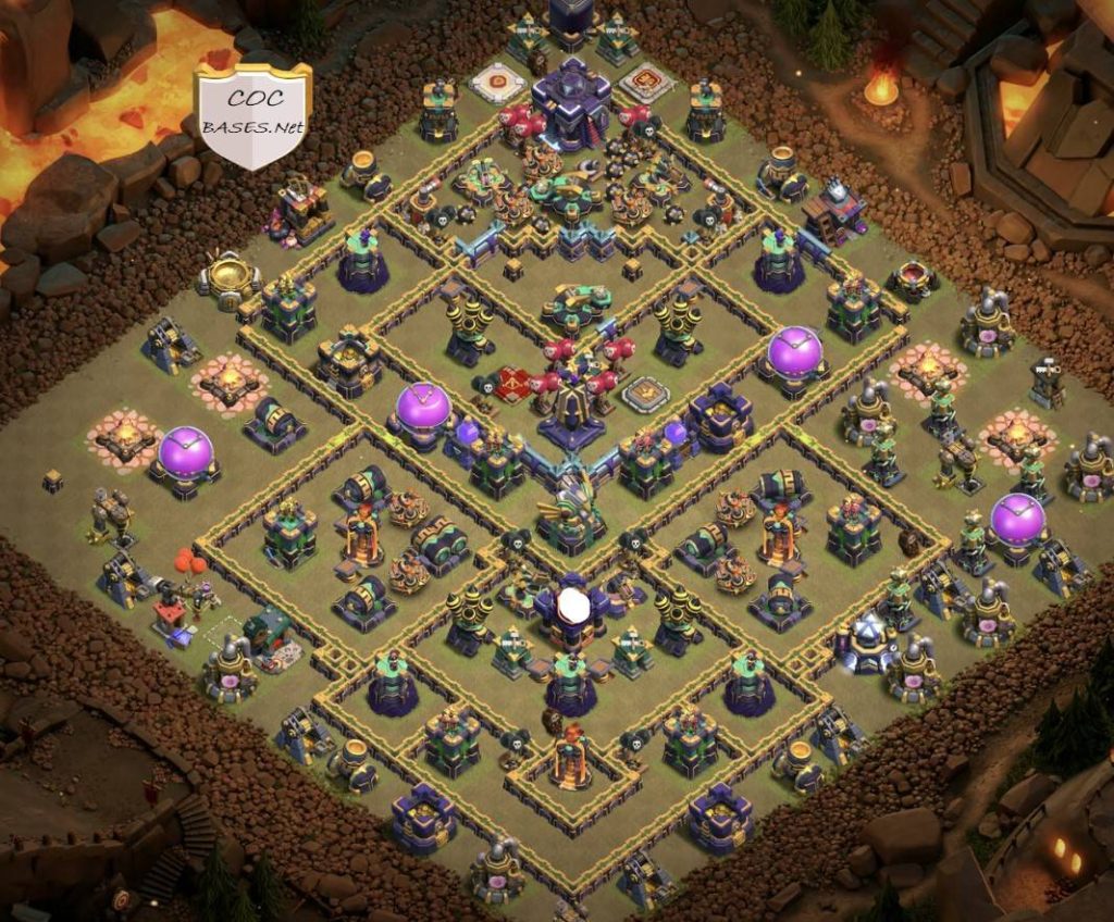coc townhall 15 war layout anti lavaloon