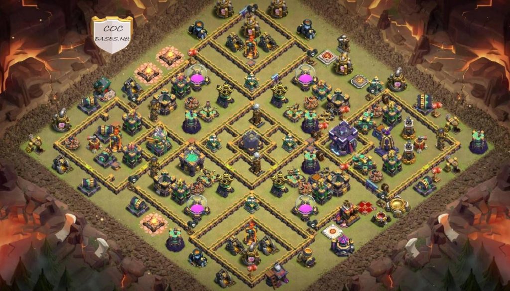 coc townhall 15 war layout copy paste